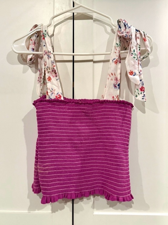Koch Tops - Koch Cece Top Magenta with Floral Straps SMALL